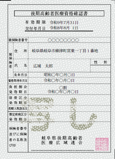 資格確認書